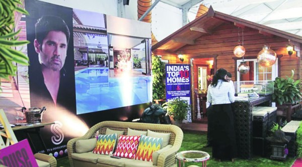 Suniel Shetty’s stall at the Property Exhibition