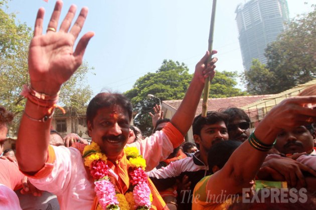 Shiv Sena Party Workers Celebrate Their Victory In Maharashtra Assembly Polls Picture Gallery 