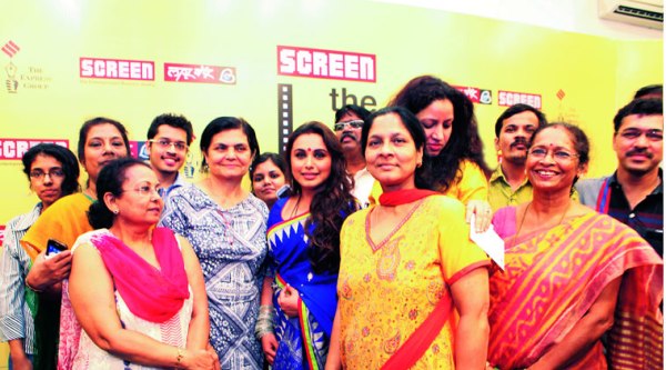 The Screen team with Rani Mukerji at Screen The Big Picture