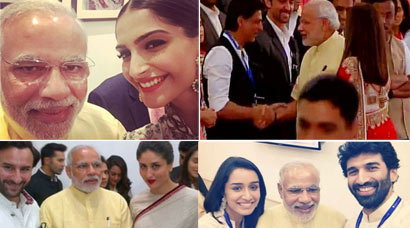 When Sonam took her best selfie and SRK, Kareena met PM Modi ...