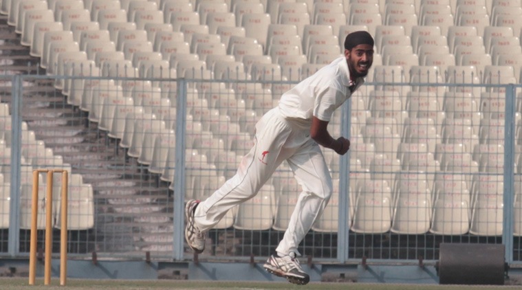 Railways seamers Anureet Singh (5/16 in 8 overs) (above) )and Amit Mishra (5/18 in 7.3 overs) shared the spoils (Source: Express File)