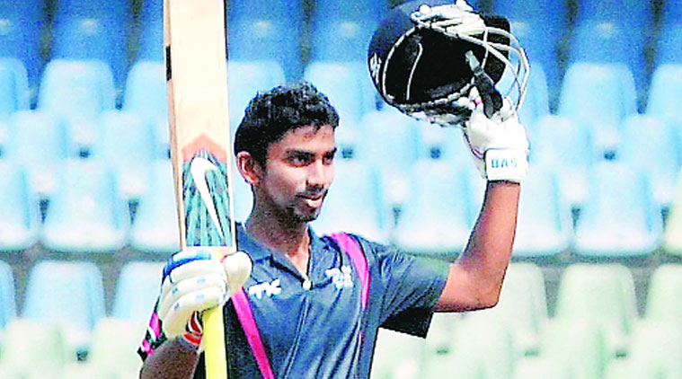 Aparajith’s well-compiled 105-ball 113 was laced with two sixes and eight fours.