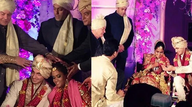 Bollywood superstar Salman Khan's youngest sister Arpita Khan finally tied the knot with her longtime beau Aayush Sharma in truly royal way at the Taj Falaknuma hotel in Hyderabad on Tuesday (November 18) evening. 