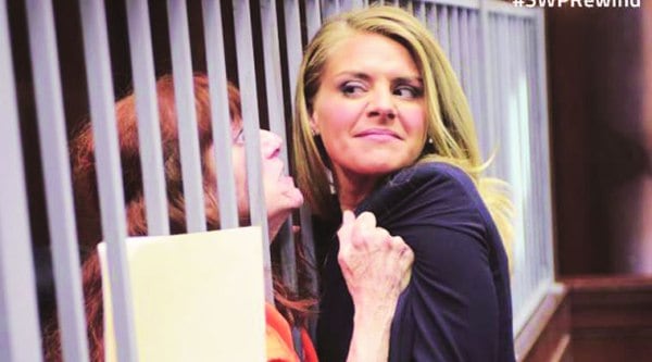 Eliza Coupe as Nina Whitley in Benched
