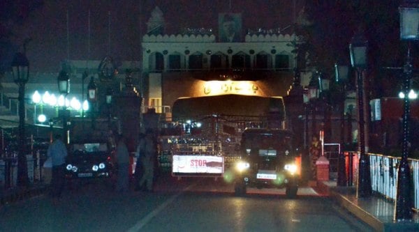 International Indo-Pak, Attari border closed after bomb blast at Wagah (Pakistan) on Sunday. (Source: PTI Photo)