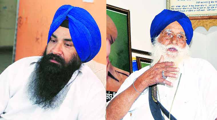 Sarabjeet Singh, son of Beant Singh (left); Tarlok Singh (right).