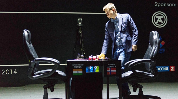Carlsen quickly conceded that playing for a win from this point was futile. (Source: AP File)