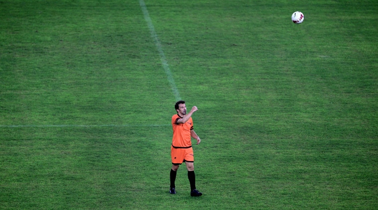 Delhi coach Harm van Veldhoven has looked to conserve Del Piero for the latter part of the tournament. (Source: Express photo by Ravi Kanojia)