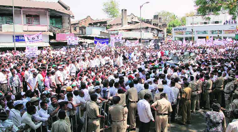 LBT collection was hampered by protests in the first half of 2013 with traders going on strike. (Source: Express archive)