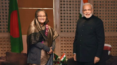 teesta water agreement, hasina, mamata banerjee, sheikh hasina, narendra modi, water treaty, saarc, teesta water sharing deal, kolkata, kolkata news, indian express news, india news