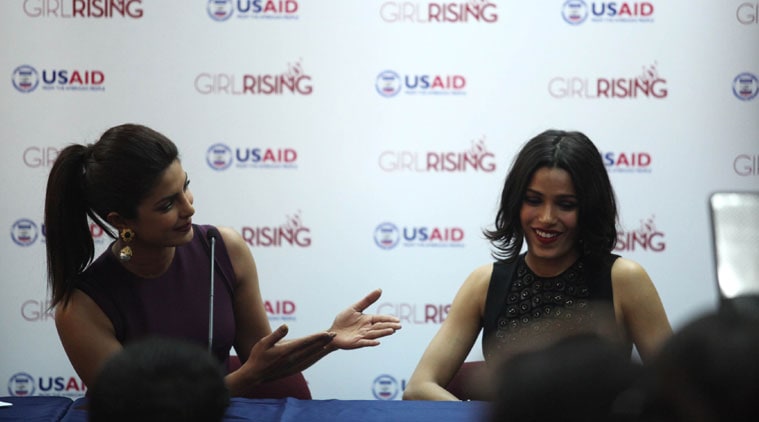 Priyanka and Freida are also part of the global feature, which co-stars Oscar-winners Meryl Streep and Anne Hathaway.