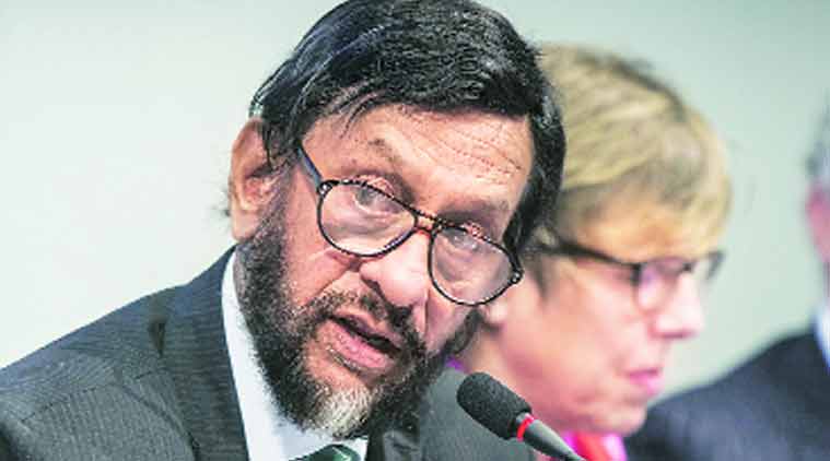 Rajendra Pachauri, in Copenhagen Sunday.