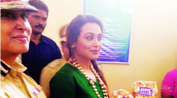 Rani Mukerji with Meeran Borwankar, Additional DGP (Prisons)