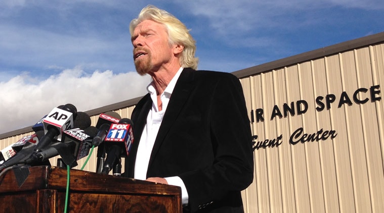 Billionaire Virgin Galactic founder Richard Branson, saluting the bravery of test pilots, vowed Saturday to find out what caused the crash.
