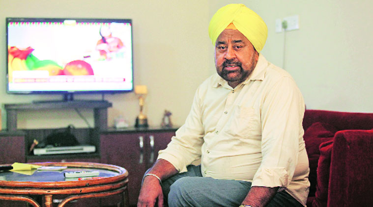 Bikramjit Singh, one of the victims of 1984 riots, in Chandigarh. (Source: Express photo by Jasbir Malhi)