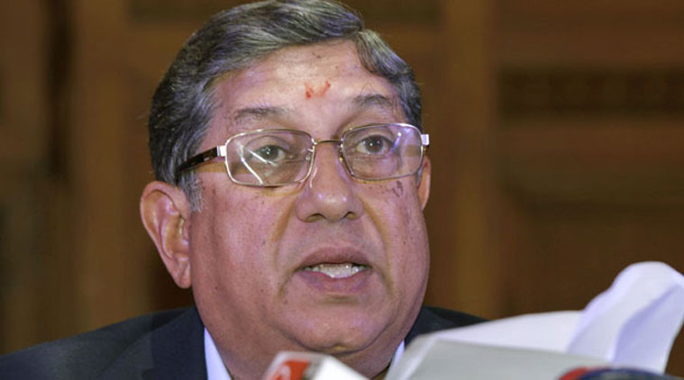 N Srinivasan has been cleared of any involvement in betting or match-fixing (Source: File)