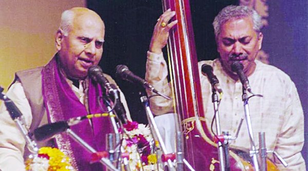 Pt. Suhas Vyas performs with his father Pt. C.R. Vyas