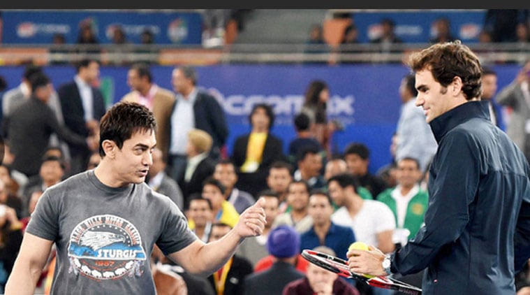 International tennis legend Roger Federer is eagerly waiting to watch Aamir Khan’s much anticipated film “PK”.  (Source: PTI) 