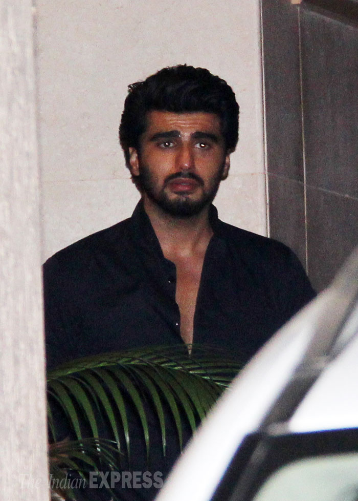 Also seen at the bash was Alia's '2 States' co-star Arjun Kapoor. (Source: Varinder Chawla)