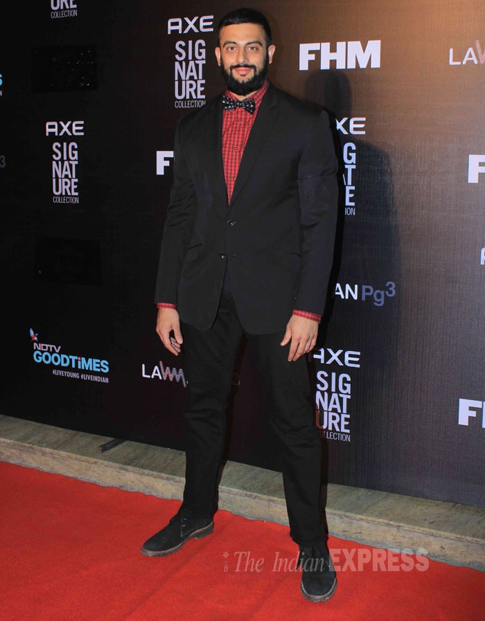 Actor Arunoday Singh, who was last seen in Pizza', showed off an impressive beard. (Source: Varinder Chawla)