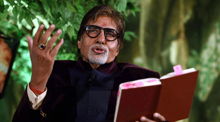 Amitabh Bachchan believes he is the “perfect example to be associated with these visions”.