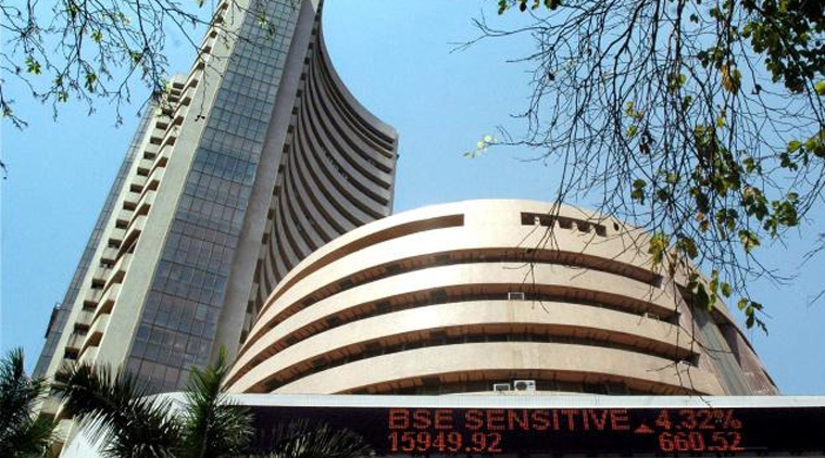 BSE Sensex retreats from record levels to close down by 12 ...