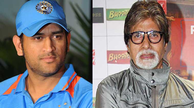amitabh bachchan, mahendra singh dhoni