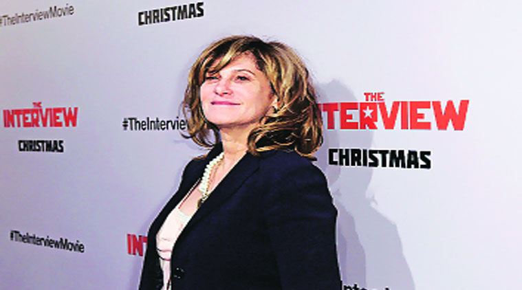 Significantly through the 3-week onslaught on Sony and its co-head Amy Pascal (above), the Motion Picture Association kept quiet. (Source: Reuters photo)