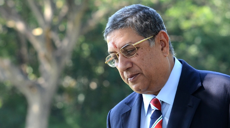 Srinivasan, who is the ICC Chairman, declined comments on the IPL spot-fixing scandal. (Source: Express file)
