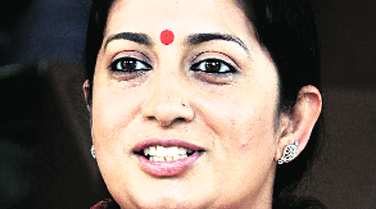 Smriti Irani On Sanskrit Row Was Only Upholding Law Of Land India News The Indian Express