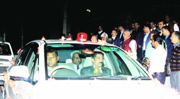 Ranjit Sinha leaves the CBI office Tuesday. ( Source: Express photo by Prem Nath Pandey )