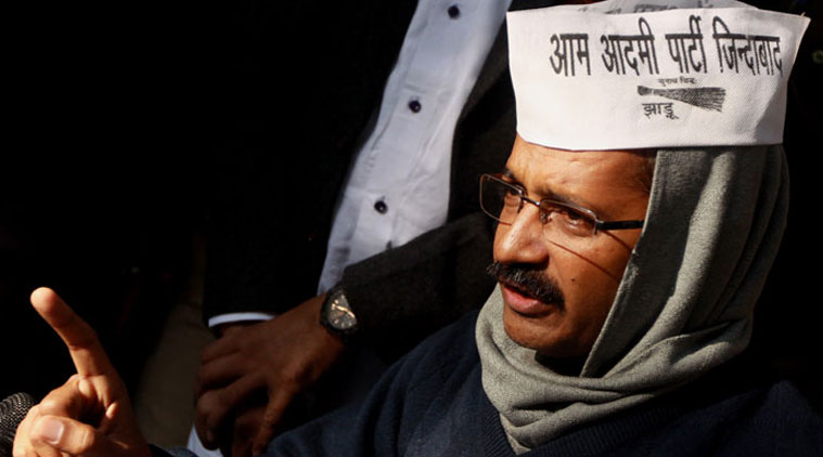 Mufflerman campaign is inspired by Arvind Kejriwal, who was often seen with a muffler during his campaign last year. (Source: express photo by Prem Nath Pandey)