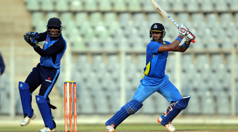 Manoj Tiwary scored 75 in the Deodhar Trophy final on Wednesday. (Source: Express Photo by Kevin D'Souza)