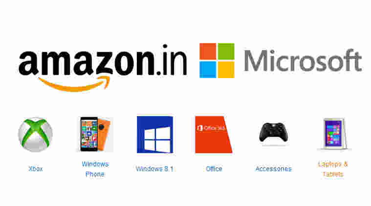Microsoft brand store arrives on Amazon.in | Technology News,The Indian