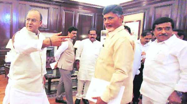Naidu with Jaitley.(File)