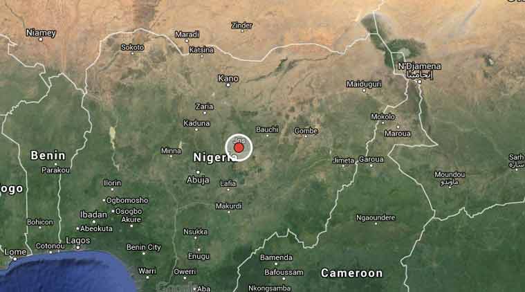 Jos city, central Nigeria. (Source: Google Mapengine)