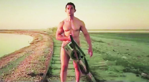 Aamir Khan in a still from PK