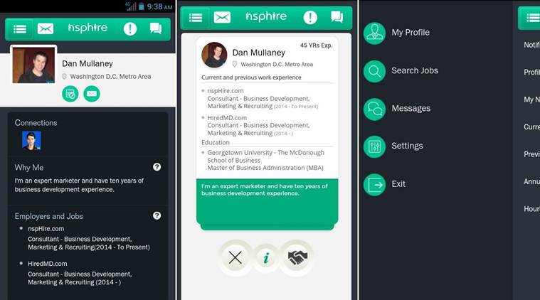 nspHire was developed by Kochi-based firm