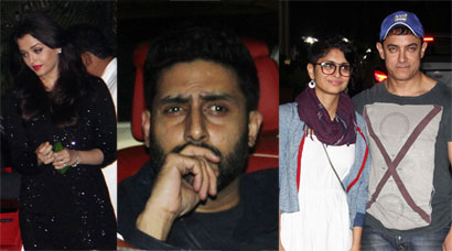 Aishwarya Rai, Abhishek, Aamir, Alia, Arjun party at Ranbir – Katrina’s ...