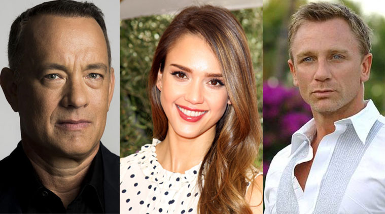 According to Fusion, Hanks used 'Harry Lauder' and 'Johnny Madrid', Alba went by 'Cash Money', while Craig's alias was 'Olwen Williams'.