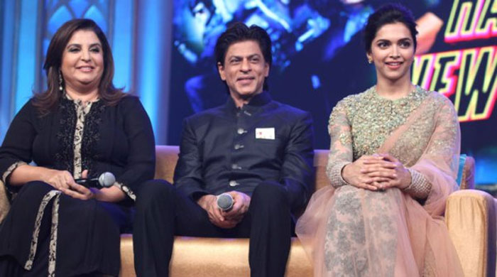 Shah Rukh Khan, Farah Khan, Deepika Padukone