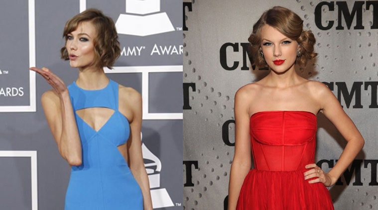 Supermodel Karlie Kloss thinks her friend Taylor Swift should be an honorary Victoria's Secret Angel. (Source: Reuters)