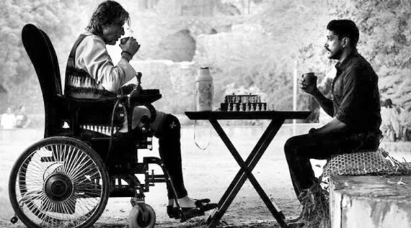Amitabh Bachchan and Farhan Akhtar in Wazir