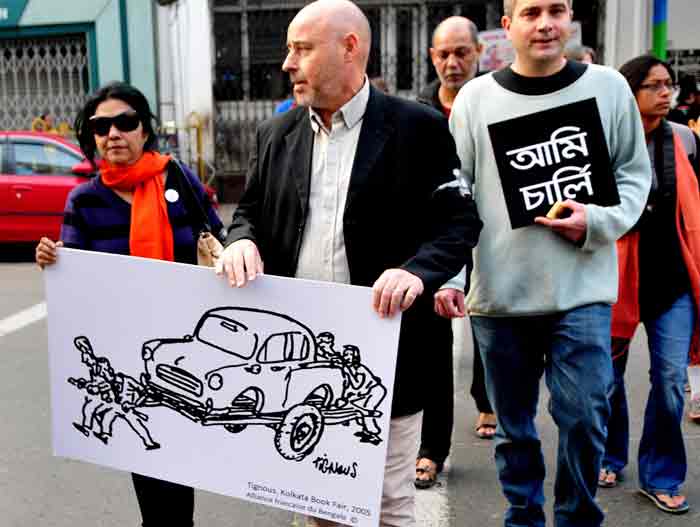 Kolkata, Charlie Hebdo, Charlie Hebdo Attack, Paris Attack, French