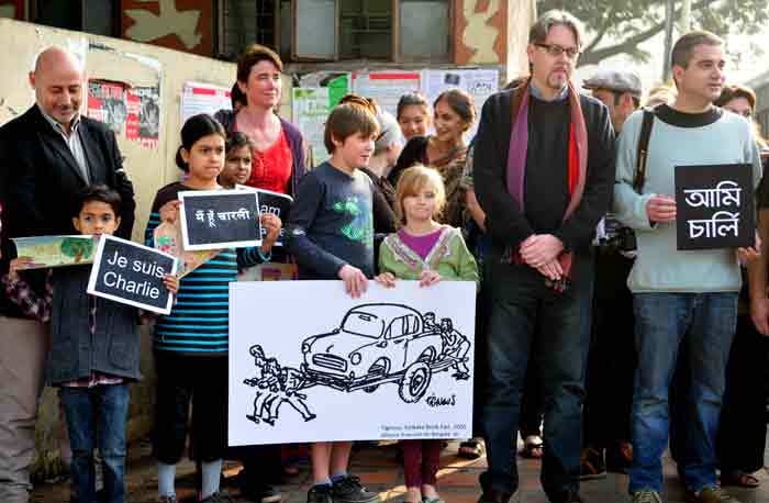 Kolkata, Charlie Hebdo, Charlie Hebdo Attack, Paris Attack, French