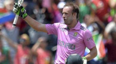 AB de Villiers thrills on record day | Sports News,The Indian Express AB de Villiers thrills on record day | Sports News,The Indian Express