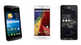 Acer Liquid E700 vs Motorola Moto G vs Asus Zenfone 5
