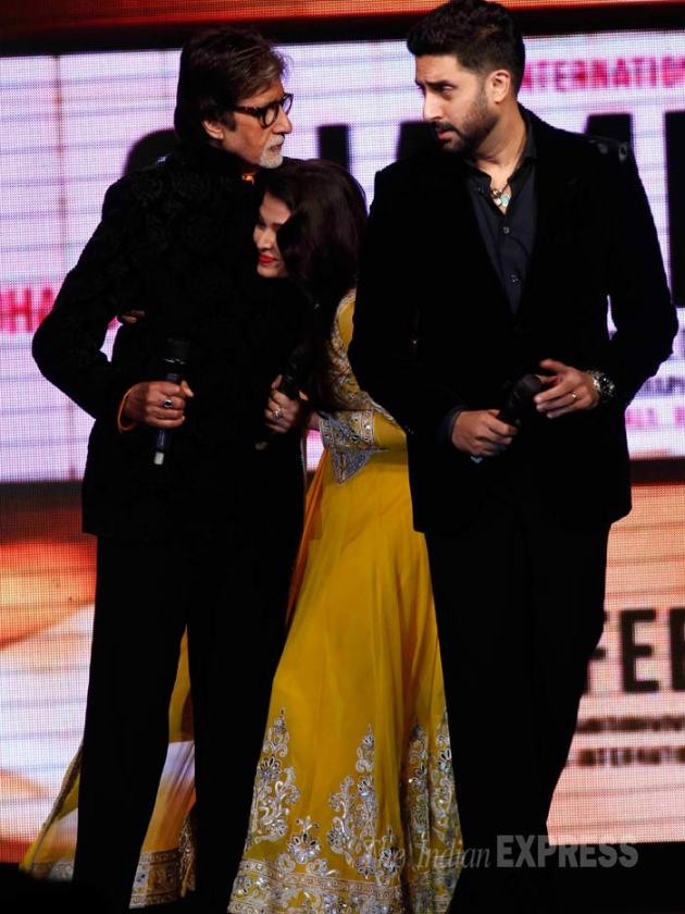 Aishwarya Rai Bachchan, amitabh Bachchan, Abhishek Bachchan