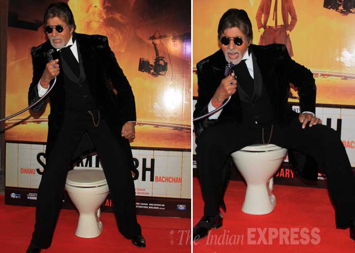 Shamitabh, Amitabh Bachchan, Dhanush, Akshara Haasan, Shamitabh trailer launch
