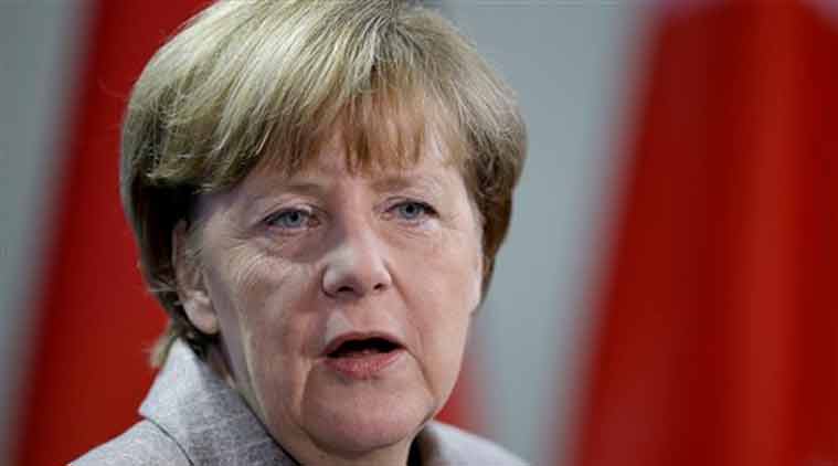 German Chancellor Angela Merkel. 